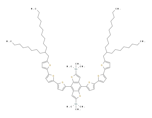 (4,8-bis(5''-(2-octyldodecyl)-[2,2':5',2''-terthiophen]-5-yl)benzo[1,2-b:4,5-b']dithiophene-2,6-diyl)bis(trimethylstannane)