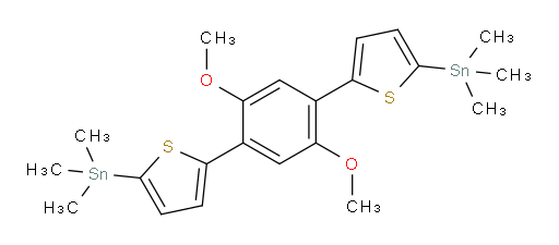 (5,5'-(2,5-二甲氧基-1,4-苯二基)双(噻吩-5,2-二基))双(三甲基锡烷)