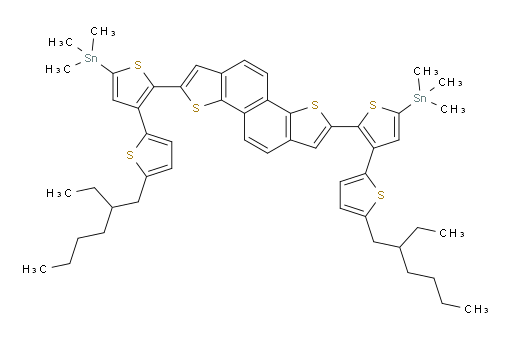 2,7-bis(5-(2-ethylhexyl)-5'-(trimethylstannyl)-[2,3'-bithiophen]-2'-yl)naphtho[1,2-b:5,6-b']dithiophene