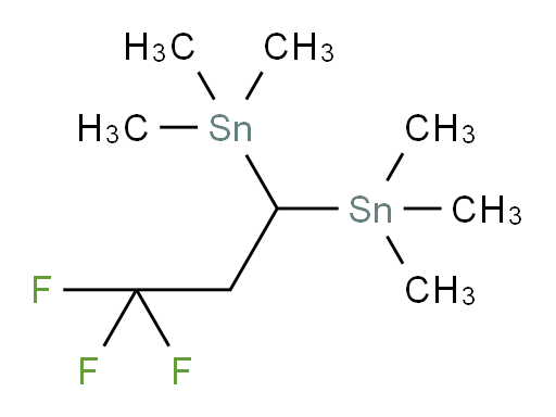 (3,3,3-trifluoropropane-1,1-diyl)bis(trimethylstannane)