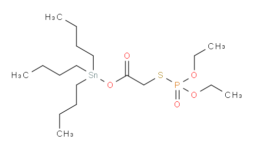 tributylstannyl 2-((diethoxyphosphoryl)thio)acetate