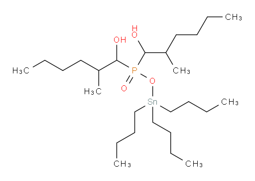 tributylstannyl bis(1-hydroxy-2-methylhexyl)phosphinate