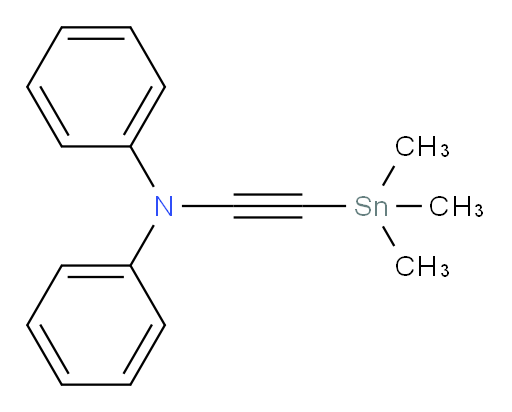 N-phenyl-N-((trimethylstannyl)ethynyl)aniline