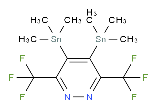 3,6-bis(trifluoromethyl)-4,5-bis(trimethylstannyl)pyridazine