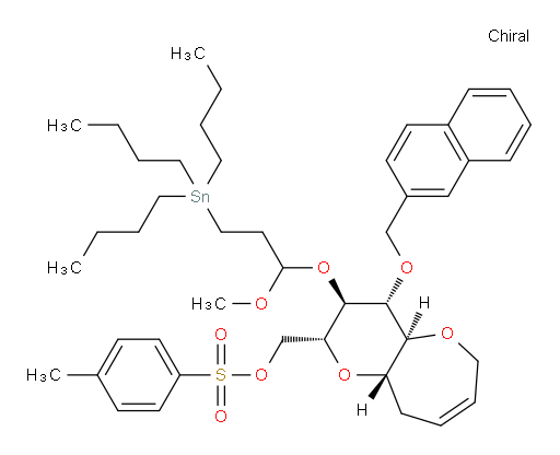 ((2R,3R,4R,4aS,9aS)-3-(1-methoxy-3-(tributylstannyl)propoxy)-4-(naphthalen-2-ylmethoxy)-3,4,4a,6,9,9a-hexahydro-2H-pyrano[3,2-b]oxepin-2-yl)methyl 4-methylbenzenesulfonate