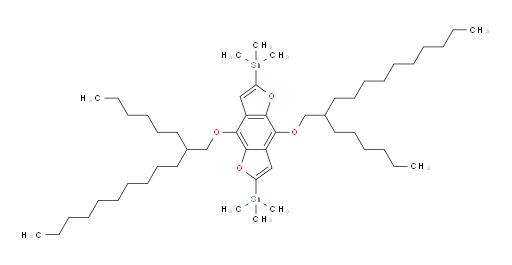 (4,8-bis((2-hexyldodecyl)oxy)benzo[1,2-b:4,5-b']difuran-2,6-diyl)bis(trimethylstannane)