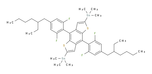 (4,8-bis(4-(2-ethylhexyl)-2,6-difluorophenyl)benzo[1,2-b:4,5-b']dithiophene-2,6-diyl)bis(trimethylstannane)
