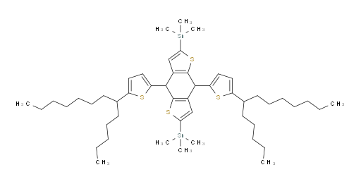 (4,8-双(5-(十三烷-6-基)噻吩-2-基)-4,8-二氢苯并[1,2-b:4,5-b']二噻吩-2,6-二基)双(三甲基锡烷)