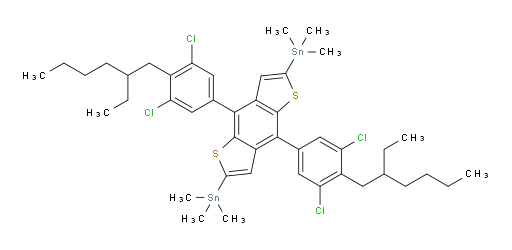 (4,8-bis(3,5-dichloro-4-(2-ethylhexyl)phenyl)benzo[1,2-b:4,5-b']dithiophene-2,6-diyl)bis(trimethylstannane)