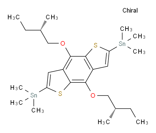 (4,8-bis((S)-2-methylbutoxy)benzo[1,2-b:4,5-b']dithiophene-2,6-diyl)bis(trimethylstannane)