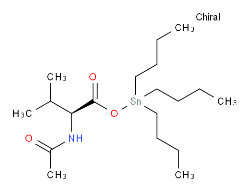 (S)-三丁基锡基 2-乙酰胺基-3-甲基丁酸酯