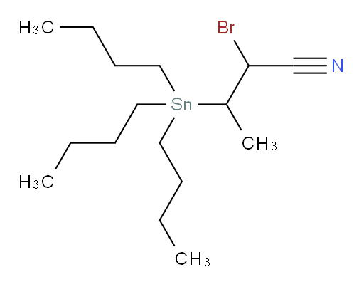 2-bromo-3-(tributylstannyl)butanenitrile