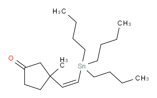 (Z)-3-甲基-3-(2-(三丁基锡基)乙烯基)环戊酮