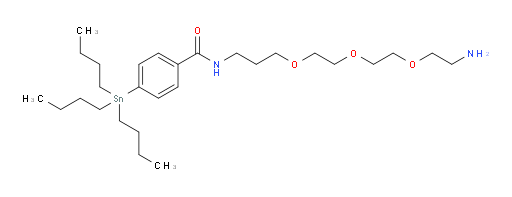 N-(3-(2-(2-(2-氨基乙氧基)乙氧基)乙氧基)丙基)-4-(三丁基锡基)苯甲酰胺