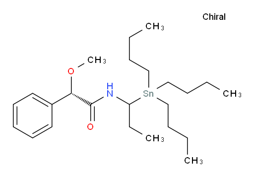 (2S)-2-甲氧基-2-苯基-N-(1-(三丁基锡基)丙基)乙酰胺