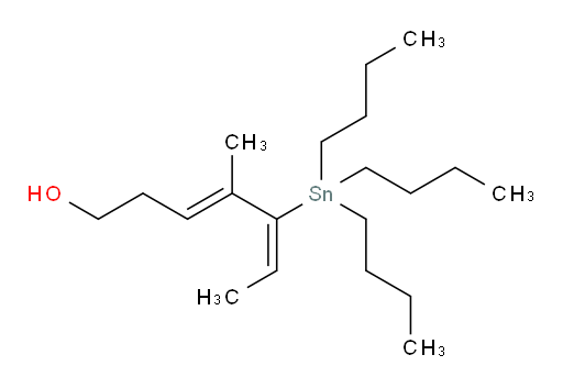 (3E,5E)-4-甲基-5-(三丁基锡基)庚-3,5-二烯-1-醇
