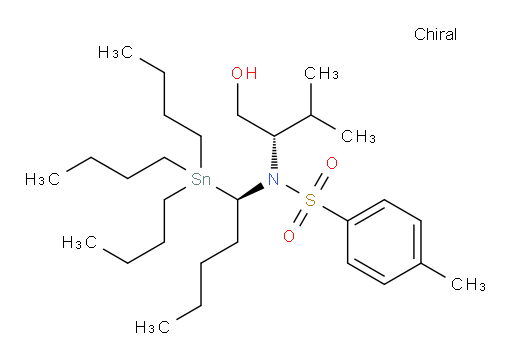 N-((S)-1-羟基-3-甲基丁-2-基)-4-甲基-N-((R)-1-(三丁基锡基)戊基)苯磺酰胺