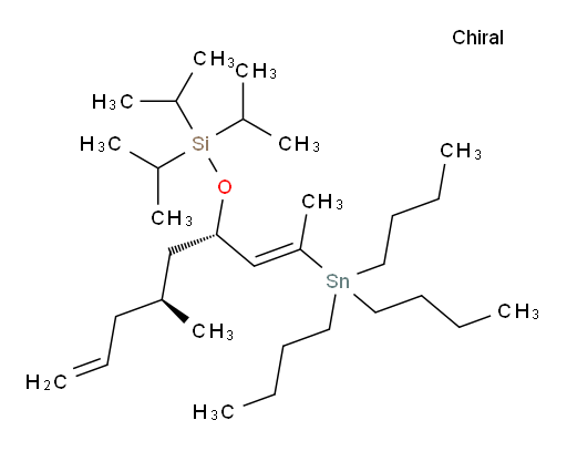 三异丙基(((4S,6S,E)-6-甲基-2-(三丁基锡基)壬-2,8-二烯-4-氧基))硅烷