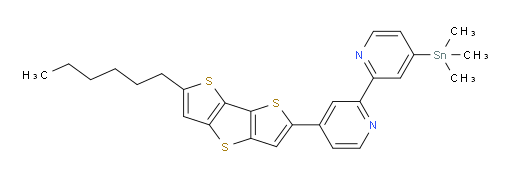 4-(6-hexyldithieno[3,2-b:2',3'-d]thiophen-2-yl)-4'-(trimethylstannyl)-2,2'-bipyridine