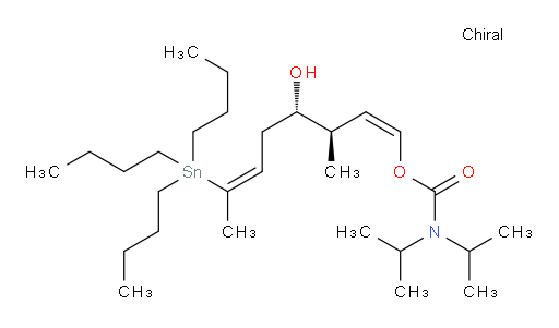 (1Z,3R,4S,6Z)-4-hydroxy-3-methyl-7-(tributylstannyl)octa-1,6-dien-1-yl diisopropylcarbamate