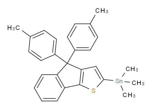 (4,4-di-p-tolyl-4H-indeno[1,2-b]thiophen-2-yl)trimethylstannane