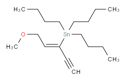 (Z)-tributyl(5-methoxypent-3-en-1-yn-3-yl)stannane