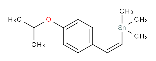 (Z)-(4-isopropoxystyryl)trimethylstannane