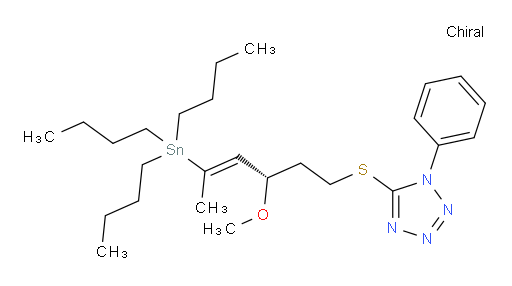 (S,E)-5-((3-methoxy-5-(tributylstannyl)hex-4-en-1-yl)thio)-1-phenyl-1H-tetrazole