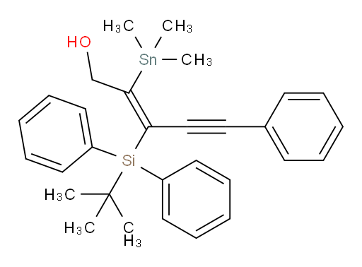 (E)-3-(tert-butyldiphenylsilyl)-5-phenyl-2-(trimethylstannyl)pent-2-en-4-yn-1-ol