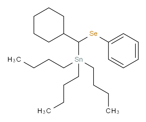 tributyl(cyclohexyl(phenylselanyl)methyl)stannane