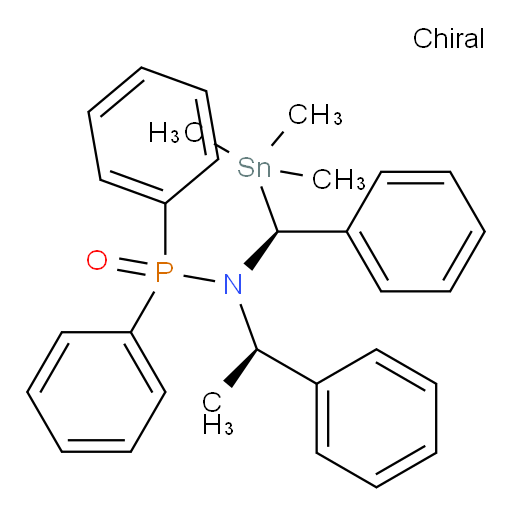 P,P-diphenyl-N-((S)-phenyl(trimethylstannyl)methyl)-N-((R)-1-phenylethyl)phosphinic amide