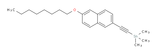 trimethyl((6-(octyloxy)naphthalen-2-yl)ethynyl)stannane