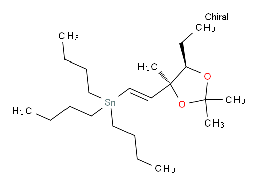 tributyl((E)-2-((4S,5R)-5-ethyl-2,2,4-trimethyl-1,3-dioxolan-4-yl)vinyl)stannane