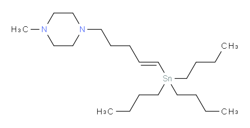 (E)-1-methyl-4-(5-(tributylstannyl)pent-4-en-1-yl)piperazine
