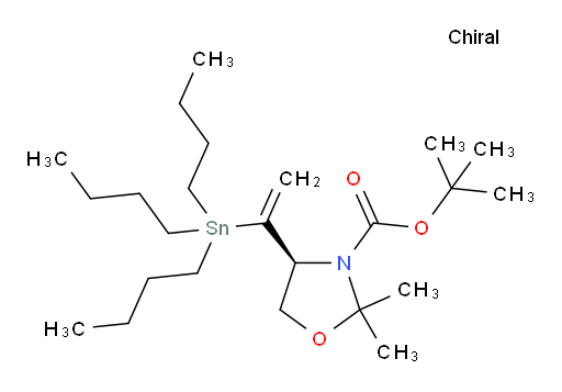 (S)-叔丁基 2,2-二甲基-4-(1-(三丁基锡基)乙烯基)噁唑烷-3-甲酸酯