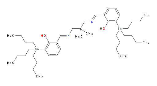 6,6'-((1E,1'E)-((2,2-dimethylpropane-1,3-diyl)bis(azanylylidene))bis(methanylylidene))bis(2-(tributylstannyl)phenol)