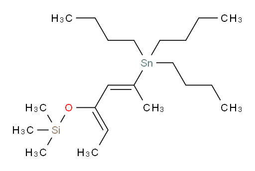 trimethyl(((2Z,4E)-5-(tributylstannyl)hexa-2,4-dien-3-yl)oxy)silane