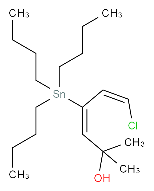 (3E,5Z)-6-chloro-2-methyl-4-(tributylstannyl)hexa-3,5-dien-2-ol