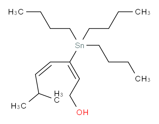 (2E,4Z)-6-methyl-3-(tributylstannyl)hepta-2,4-dien-1-ol