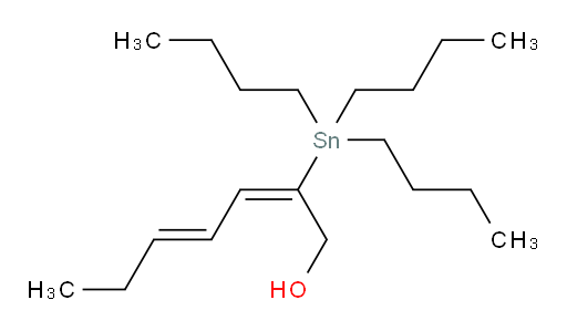 (2E,4E)-2-(三丁基锡基)庚-2,4-二烯-1-醇