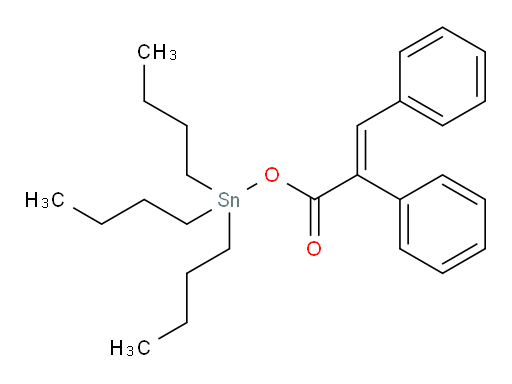 (E)-tributylstannyl 2,3-diphenylacrylate
