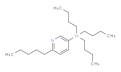 2-pentyl-5-(tributylstannyl)pyridine