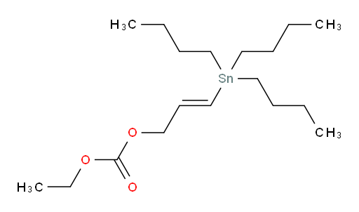 (E)-ethyl (3-(tributylstannyl)allyl) carbonate
