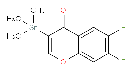 6,7-difluoro-3-(trimethylstannyl)-4H-chromen-4-one