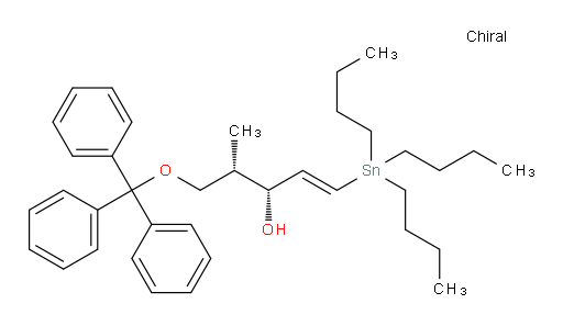 (3R,4S,E)-4-methyl-1-(tributylstannyl)-5-(trityloxy)pent-1-en-3-ol