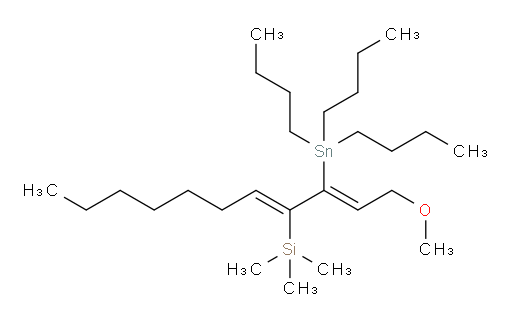 ((2Z,4Z)-1-methoxy-3-(tributylstannyl)undeca-2,4-dien-4-yl)trimethylsilane
