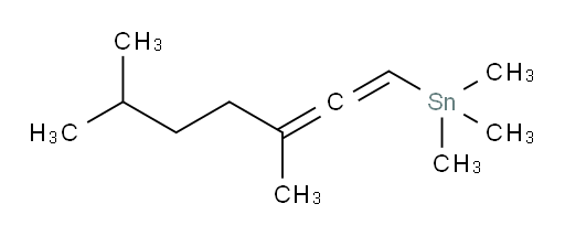 (3,6-dimethylhepta-1,2-dien-1-yl)trimethylstannane