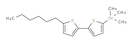 (5'-hexyl-[2,2'-bithiophen]-5-yl)trimethylstannane