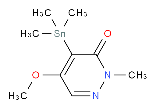 5-methoxy-2-methyl-4-(trimethylstannyl)pyridazin-3(2H)-one
