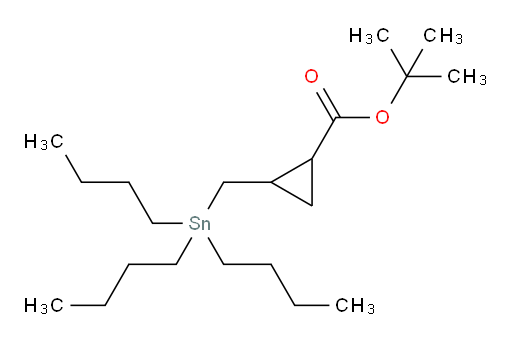 tert-butyl 2-((tributylstannyl)methyl)cyclopropanecarboxylate